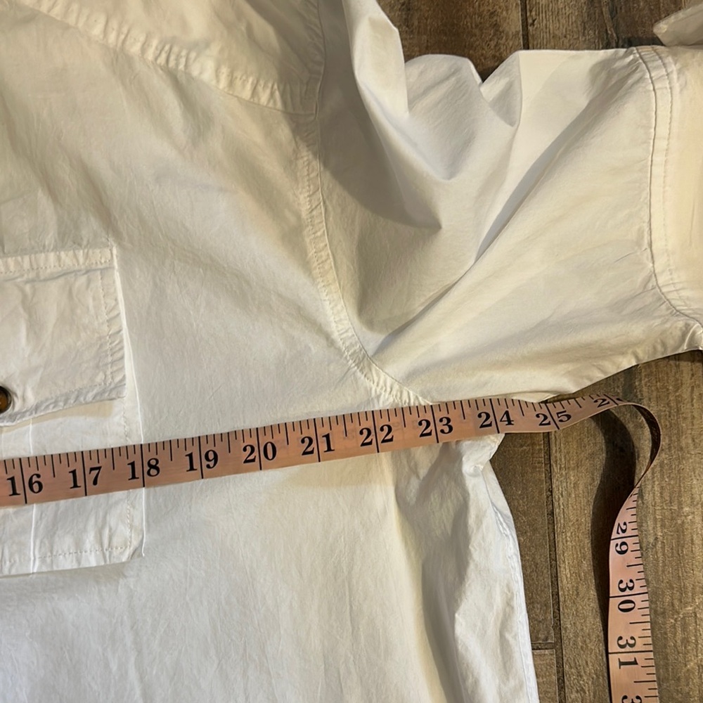 GANNI White Poplin Oversized Shirt Dress
by GANNI - Picture 14 of 16